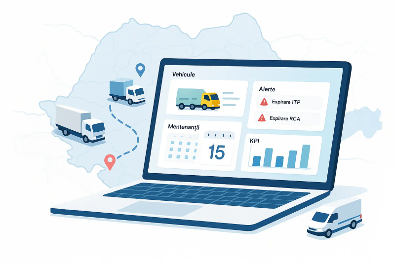 sistem evidenta flota auto